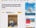 Sinergi Bagi Negeri, Astra Motor Kalbar Perluas Edukasi Safety Riding ke Dunia Industri