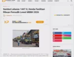 Sambut Lebaran 1447 H, Honda Fasilitasi Ribuan Pemudik Lewat MBBH 2026