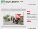Honda CARE Astra Motor Kalbar, Solusi Darurat dan Servis Praktis untuk Konsumen