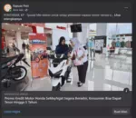 Spesial Mei diskon untuk setiap pembelian sepeda motor Honda