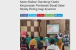 Asmo Kalbar Gandeng Kantor Kecamatan Pontianak Barat Gelar Safety Riding bagi Aparatur