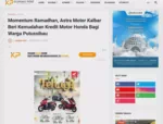 Momentum Ramadhan, Astra Motor Kalbar Beri Kemudahan Kredit Motor Honda Bagi Warga Putussibau