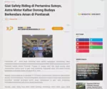 Giat Safety Riding di Pertamina Sutoyo, Astra Motor Kalbar Dorong Budaya Berkendara Aman di Pontianak