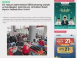 55 Tahun Astra Motor 550 Kantong Darah untuk Negeri, Aksi Donor di Kalbar Bukti Nyata Kepedulian Sosial