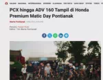 PCX hingga ADV 160 Tampil di Honda Premium Matic Day Pontianak
