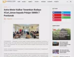 Astra Motor Kalbar Tanamkan Budaya #Cari_Aman kepada Pelajar SMKN 7 Pontianak