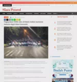 Paguyuban HWBC dan All Matic Kalbar Apresiasi Gelaran Night Ride Cinematic