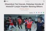 Disambut Tari Kecak, Pebalap Honda di MotoGP Lanjut Kopdar Bareng Bikers