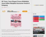 DP Turun, Tenor Ringan! Promo ROMANSA Asmo Kalbar Manjakan Konsumen Honda di Ketapang