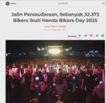Jalin Persaudaraan, Sebanyak 32.373 Bikers Ikuti Honda Bikers Day 2025