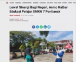 Lewat Sinergi Bagi Negeri, Asmo Kalbar Edukasi Pelajar SMKN 7 Pontianak
