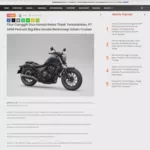 Fitur Canggih Duo Honda Rebel Tidak Terkalahkan, PT AHM Perkuat Big Bike Honda Berkonsep Urban Cruiser