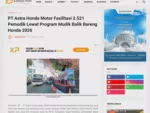 PT Astra Honda Motor Fasilitasi 2.521 Pemudik Lewat Program Mudik Balik Bareng Honda 2026