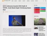 SATU Indonesia Awards 2026 Hadir di YOTNC, Anak Muda Diajak Terhubung Dalam Aksi