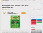 Honda Kalbar Genjot Penjualan Lewat Promo Spesial Bulan April