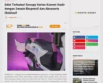 Edisi Terbatas! Scoopy Varian Kuromi Hadir dengan Desain Ekspresif dan Aksesoris Eksklusif
