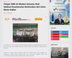 Pelajar SMK Al-Madani Antusias Ikuti Edukasi Keselamatan Berkendara dari Astra Motor Kalbar