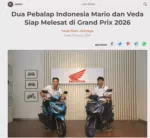 Dua Pebalap Indonesia Mario dan Veda Siap Melesat di Grand Prix 2026