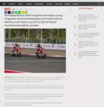 Pembalap Binaan AHM Tunjukkan Semangat Juang Tinggi dan Performa Menjanjikan di Putaran Kelima Idemitsu Asia Talent Cup (IATC) 2025 di Sirkuit Pertamina Mandalika, Lombok Photo of Pembalap Binaan AHM
