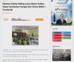 Edukasi Safety Riding Astra Motor Kalbar Dapat Sambutan Hangat dari Siswa MAN 1 Pontianak