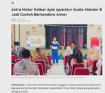 Astra Motor Kalbar Ajak Aparatur Kuala Mandor B Jadi Contoh Berkendara Aman