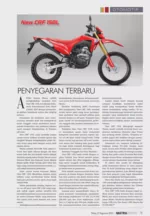 New CRF 150L - PENYEGARAN TERBARU