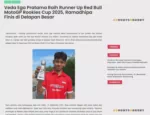 Veda Ega Pratama Raih Runner Up Red Bull MotoGP Rookies Cup 2025, Ramadhipa Finis di Delapan Besar