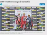 AHRT Cetak Kemenangan di Mandalika
