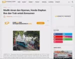 Mudik Aman dan Nyaman, Honda Siapkan Bus dan Truk untuk Konsumen