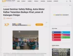 Lewat Seminar Safety Riding, Astra Motor Kalbar Tanamkan Budaya #Cari_aman di Kalangan Pelajar