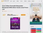 Asmo Kalbar Permudah Masyarakat Mempawah Miliki Motor Honda Lewat Promo Juni