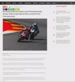 Bersaing di Barisan Depan, Dua Pembalap Muda Binaan AHM Tampil Apik di FIM JuniorGP World Championship