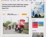 Tak Perlu Panik! Honda CARE Siap Tangani Kendala Motor Honda di Mana Pun dan Kapan Pun