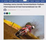 Pebalap Astra Honda Persembahkan Podium Internasional di Hari Kemerdekaan ke-80