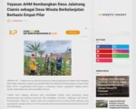 Yayasan AHM Kembangkan Desa Jalatrang Ciamis sebagai Desa Wisata Berkelanjutan Berbasis Empat Pilar