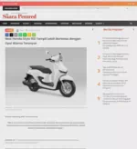New Honda Stylo 160 Tampil Lebih Berkelas dengan Opsi Warna Teranyar