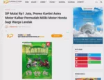 DP Mulai Rp1 Juta, Promo Kartini Astra Motor Kalbar Permudah Miliki Motor Honda bagi Warga Landak