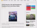 Honda Vario Evo 160 Jadi Primadona di Rangkaian Event Astra Motor Kalbar