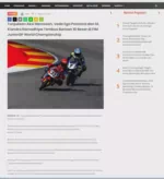 Tunjukkan Aksi Menawan, Veda Ega Pratama dan M. Kiandra Ramadhipa Tembus Barisan 10 Besar di FIM JuniorGP World Championship