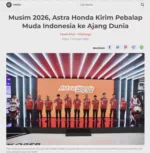 Musim 2026, Astra Honda Kirim Pebalap Muda Indonesia ke Ajang Dunia