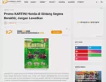 Promo KARTINI Honda di Sintang Segera Berakhir, Jangan Lewatkan