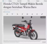 Honda CT125 Tampil Makin Ikonik dengan Sentuhan Warna Baru