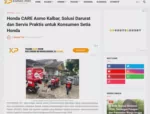 Honda CARE Asmo Kalbar, Solusi Darurat dan Servis Praktis untuk Konsumen Setia Honda