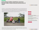 Astra Motor Kalbar Hadirkan Layanan Honda CARE, Solusi Darurat Konsumen di Jalan