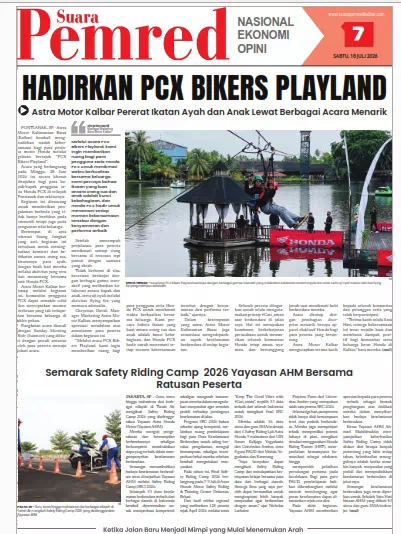 Semarak Safety Riding Camp  2026 Yayasan AHM Bersama Ratusan Peserta