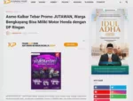 Asmo Kalbar Tebar Promo JUTAWAN, Warga Bengkayang Bisa Miliki Motor Honda dengan DP Ringan