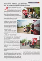 Honda CARE Berikan Layanan Darurat dan Service Kunjungan kepada Konsumen