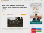 Asmo Kalbar Dekatkan Inovasi Skutik Premium Honda kepada Masyarakat Lewat HPMD