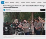 Hari Pelanggan Nasional, Astra Motor Kalbar Bantu Warga Terdampak Karhutla