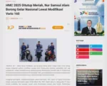 HMC 2025 Ditutup Meriah, Nur Samsul Alam Borong Gelar Nasional Lewat Modifikasi Vario 160